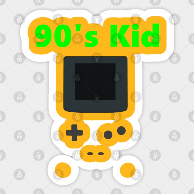 90s Kid Sticker by AshStore